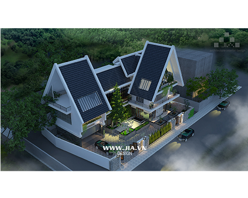 Thiết kế kiến trúc biệt thự - Công Ty TNHH JIA Việt Nam